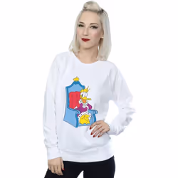 Disney - Sweat DONALD DUCK KING DONALD - Femme (Blanc)