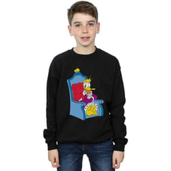 Disney - Sweat DONALD DUCK KING DONALD - Garçon (Noir)
