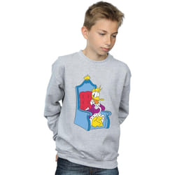 Disney - Sweat DONALD DUCK KING DONALD - Garçon (Gris chiné)