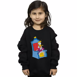 Disney - Sweat DONALD DUCK KING DONALD - Fille (Noir)