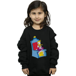 Disney - Sweat DONALD DUCK KING DONALD - Fille (Noir)