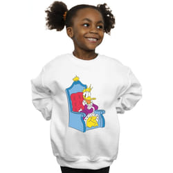 Disney - Sweat DONALD DUCK KING DONALD - Fille (Blanc)