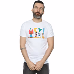 Disney - T-shirt FRIENDS HEY - Homme (Blanc)