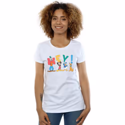 Disney - T-shirt FRIENDS HEY - Femme (Blanc)