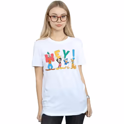 Disney - T-shirt FRIENDS HEY - Femme (Blanc)