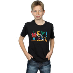 Disney - T-shirt FRIENDS HEY - Garçon (Noir)