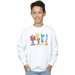 Disney - Sweat FRIENDS HEY - Garçon (Blanc)