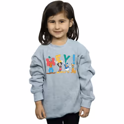 Disney - Sweat FRIENDS HEY - Fille (Gris chiné)