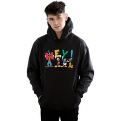 Disney - Sweat à capuche FRIENDS HEY - Homme (Noir)