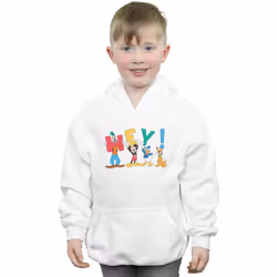 Disney - Sweat à capuche FRIENDS HEY - Garçon (Blanc)