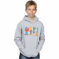 Disney - Sweat à capuche FRIENDS HEY - Garçon (Gris chiné)