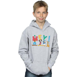 Disney - Sweat à capuche FRIENDS HEY - Garçon (Gris chiné)