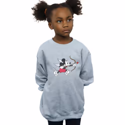 Disney - Sweat LOVE CHERUB - Fille (Gris chiné)