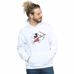 Disney - Sweat à capuche LOVE CHERUB - Homme (Blanc)