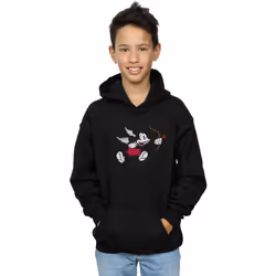 Disney - Sweat à capuche LOVE CHERUB - Garçon (Noir)