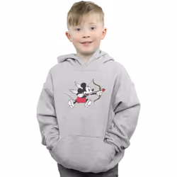 Disney - Sweat à capuche LOVE CHERUB - Garçon (Gris chiné)
