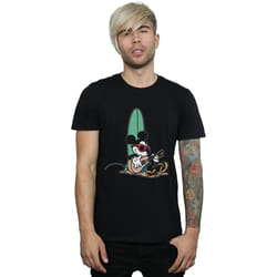 Disney - T-shirt SURF AND CHILL - Homme (Noir)