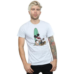 Disney - T-shirt SURF AND CHILL - Homme (Gris chiné)