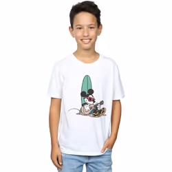 Disney - T-shirt SURF AND CHILL - Garçon (Blanc)