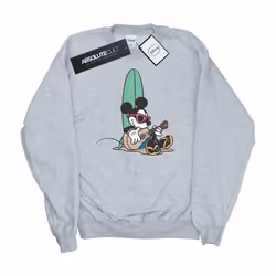 Disney - Sweat SURF AND CHILL - Femme (Gris chiné)