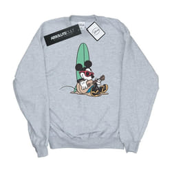 Disney - Sweat SURF AND CHILL - Femme (Gris chiné)
