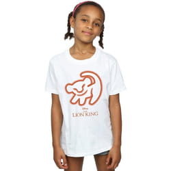 Disney - T-shirt THE LION KING - Fille (Blanc)
