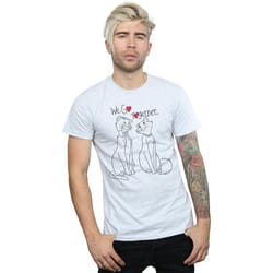 Disney - T-shirt ARISTOCATS WE GO TOGETHER - Homme (Gris chiné)