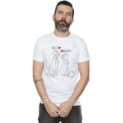 Disney - T-shirt ARISTOCATS WE GO TOGETHER - Homme (Blanc)