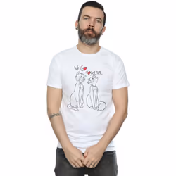 Disney - T-shirt ARISTOCATS WE GO TOGETHER - Homme (Blanc)