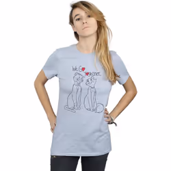 Disney - T-shirt ARISTOCATS WE GO TOGETHER - Femme (Gris chiné)