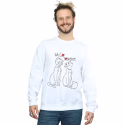 Disney - Sweat ARISTOCATS WE GO TOGETHER - Homme (Blanc)
