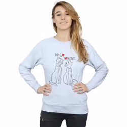 Disney - Sweat ARISTOCATS WE GO TOGETHER - Femme (Gris chiné)