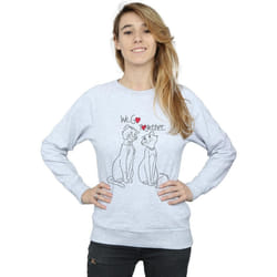 Disney - Sweat ARISTOCATS WE GO TOGETHER - Femme (Gris chiné)