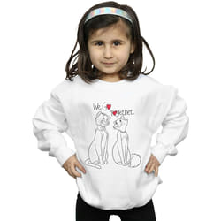 Disney - Sweat ARISTOCATS WE GO TOGETHER - Fille (Blanc)