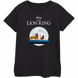 Disney - T-shirt THE LION KING HAKUNA MATATA WALK - Femme (Noir)