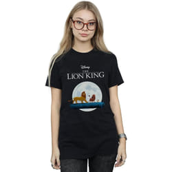 Disney - T-shirt THE LION KING HAKUNA MATATA WALK - Femme (Noir)
