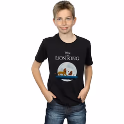 Disney - T-shirt THE LION KING HAKUNA MATATA WALK - Garçon (Noir)