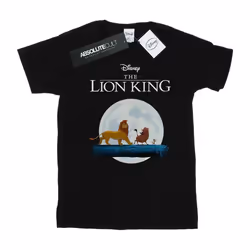 Disney - T-shirt THE LION KING HAKUNA MATATA WALK - Fille (Noir)
