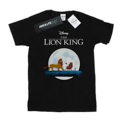 Disney - T-shirt THE LION KING HAKUNA MATATA WALK - Fille (Noir)
