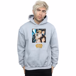 Star Wars - Sweat à capuche - Homme (Gris chiné)