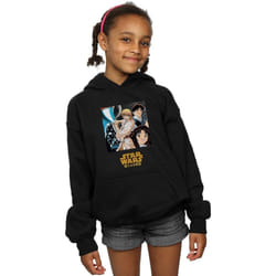 Star Wars - Sweat à capuche - Fille (Noir)