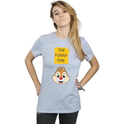 Disney - T-shirt CHIP N DALE THE FUNNY ONE - Femme (Gris chiné)