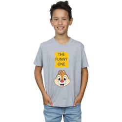 Disney - T-shirt CHIP N DALE THE FUNNY ONE - Garçon (Gris chiné)