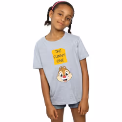 Disney - T-shirt CHIP N DALE THE FUNNY ONE - Fille (Gris chiné)