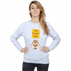 Disney - Sweat CHIP N DALE THE FUNNY ONE - Femme (Gris chiné)