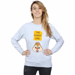 Disney - Sweat CHIP N DALE THE FUNNY ONE - Femme (Gris chiné)