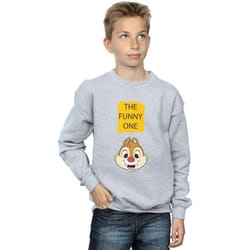 Disney - Sweat CHIP N DALE THE FUNNY ONE - Garçon (Gris chiné)