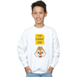 Disney - Sweat CHIP N DALE THE FUNNY ONE - Garçon (Blanc)