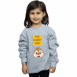 Disney - Sweat CHIP N DALE THE FUNNY ONE - Fille (Gris chiné)