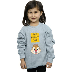 Disney - Sweat CHIP N DALE THE FUNNY ONE - Fille (Gris chiné)